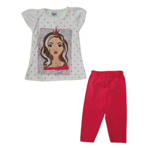 2pc [Pretty Girl] Capri Legging Set